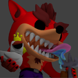Evil-Crash-Vista-Diagonal-Derecha-A-Color.png Evil Crash Bandicoot with King Chicken- Funko Pop