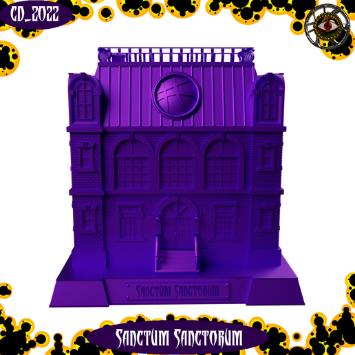 Doctor's-Strange-Sanctum-Sanctorum-3.png Download STL file Marvel - Doctor Strange's Sanctum Sanctorum • 3D printing template, CD_2022