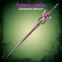 1.jpg Festering Desire From Genshin Impact - Fan Art 3D print model