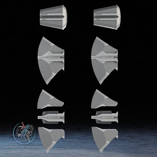 parts-02.png Storm Breaker Thor Axt 3D-Druck Datei STL