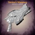 12.jpg Samira Weapon From League of Legends - Fan Art 3D print model