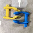 etsy2.jpg Freediving nose clip. Classic M-shaped (tail-shaped)