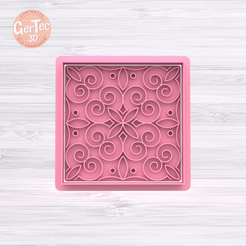 1.1516.png STL file CELTIC MOSAIC Cutter with Stamp / Cookie Cutter・3D print design to download
