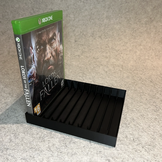 Games stand for 10 games Xbox One / Series
