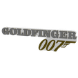 1.png 3D MULTICOLOR LOGO/SIGN - James Bond: Goldfinger