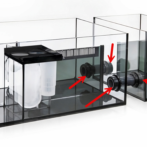 🐾 RedSea Split sump Pipes Protection - Filter・ STL File for 3D printing ...