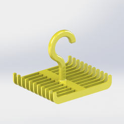 corbatas.png Archivo STL Colgador de corbatas・Plan para descargar y imprimir en 3D