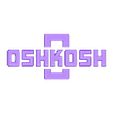 oshkosh logo_obj.obj oshkosh logo