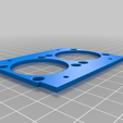 adapterplateFinal_Thin_ORIG.png Flashforge cooling duct adapter plate 2x 40mm fans