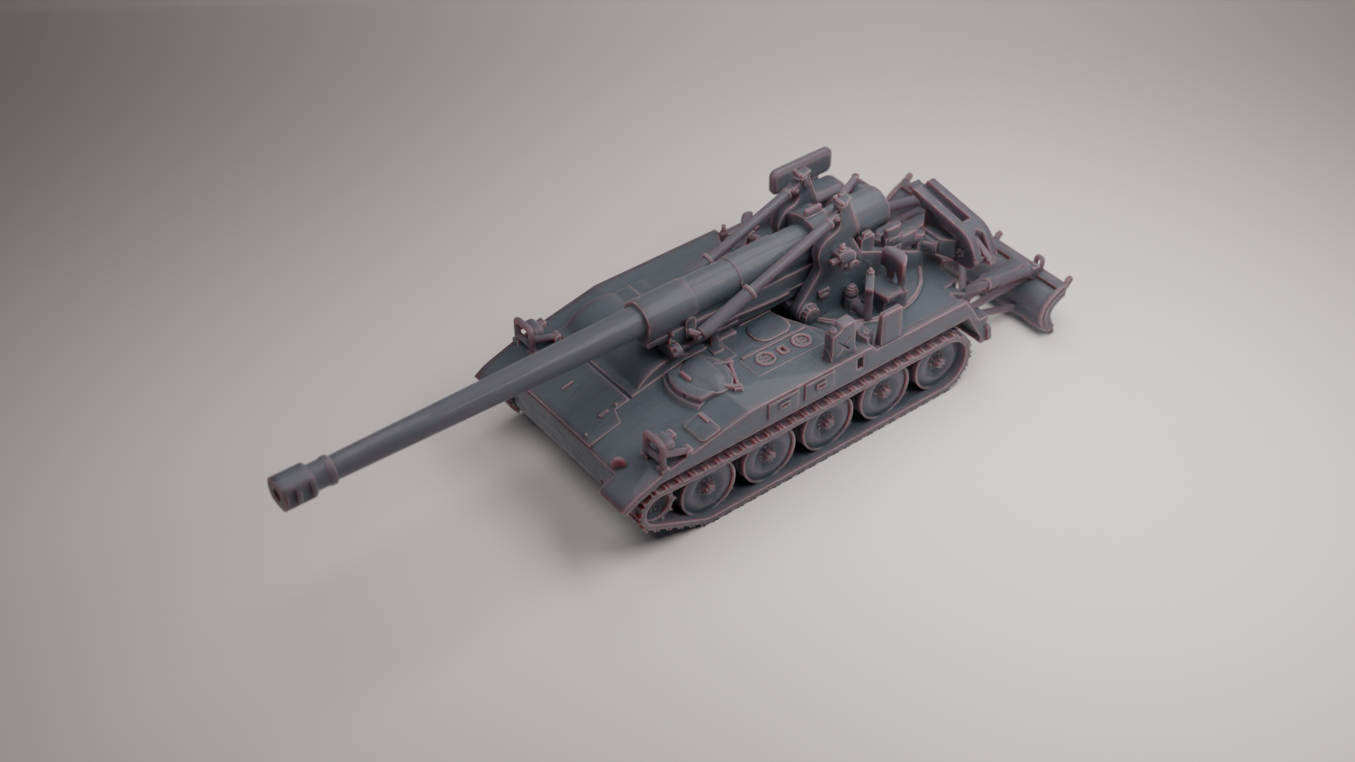 Fichier STL Obusier automoteur M110 SPA・Objet pour imprimante 3D à ...