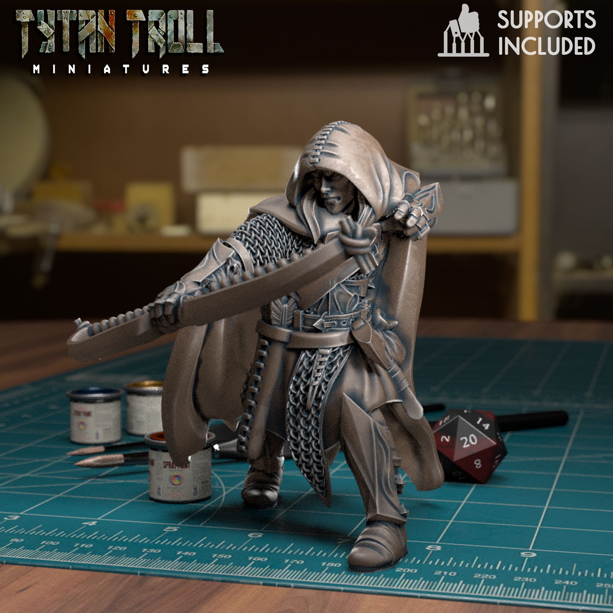 ElfArcher03.jpg Download STL file Elves Archer and Infantry Pack- [Pre-Supported] • 3D print design, TytanTroll_Miniatures