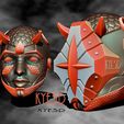 Carbon rend 2.jpg Free STL file Onyx VR Pendant・3D print design to download