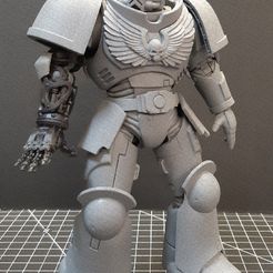 sprue_McF-Marine-CyberArm-A-003.jpg Fichier 3D Bras cybernétique (compatible avec les figurines McFarlane Primaris Space Marine et Reiver de 7")・Modèle pour imprimante 3D à télécharger