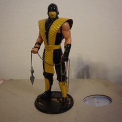 scorp101.JPG STL file MK classic scorpion statue・3D printable model to download