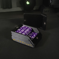 C Fichier STL Boîte à dés Cyberpunk・Modèle pour impression 3D à télécharger