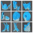 Slice_Goku_Supports_Chitubox_Live3DprintsPT.jpg STL file Time Patrol Goku (Xeno)・3D printing design to download