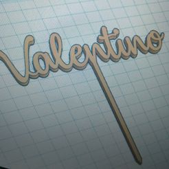 IMG_20230528_110349_228.jpg Fichier STL Valentino topper cake・Design à télécharger et à imprimer en 3D