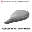 peugeot208mk1.png PEUGEOT 208 MK1 DOOR MIRROR