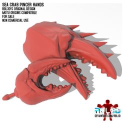 RBL3D_sea_crab_pincer_O1.jpg Sea Crab Pincer Hands (Motu compatible)