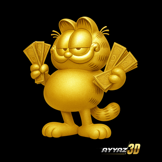 Garfield 3D Printable Model 3D model