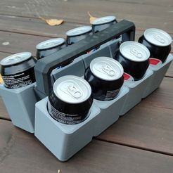 V8.jpg Fichier STL Porte-canettes - "Beer-8"・Plan imprimable en 3D à télécharger