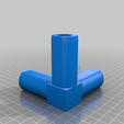 pvc3.png Space Frame connector for PVC 1" pipe