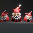 1.jpg cute santa claus multipurpose holder