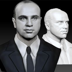 Cover.jpg Fichier 3D Buste modèle Al Capone 3d・Design imprimable en 3D à télécharger, JanM15
