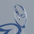 5.jpg Mazda Emblem 3D Print Ready 3D print model