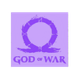 Placa II Logo God Of War.stl Legacy of the Gods: God of War Stone Effect Plate