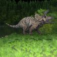 dion2.jpg Triceratops Realistic Dinosaur low/ high Poly