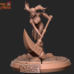 1.jpg Seven Deadly Sins Diane the gaint 3D print model