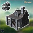 1-PREM.jpg Medieval village pack No. 8 - Medieval Gothic Feudal Old Archaic Saga 28mm 15mm RPG