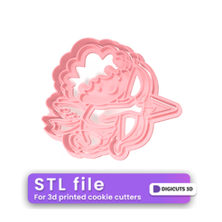 cupido.png Cupid San Valentines day Cookie Cutter STL