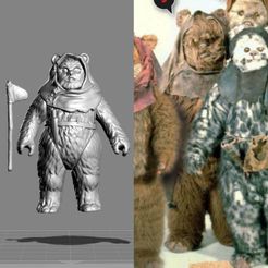 ewok-barneeson-main.jpg STL-Datei VINTAGE STAR WARS KENNER-STYLE BARNEESON EWOK ACTION FIGUR・Vorlage für 3D-Druck zum herunterladen