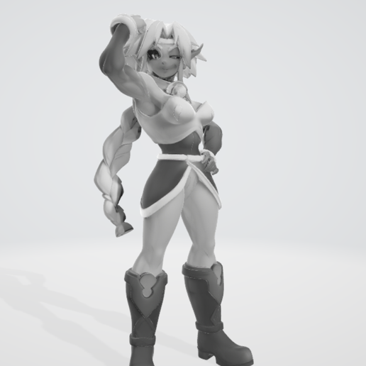 Aisha Clan Clan - Outlaw Star - Flexing