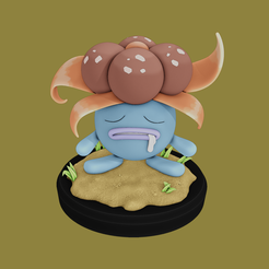 gluuuj14.png STL file gloom - pokemon・Model to download and 3D print