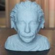 El busto de Albert Einstein, fmonty