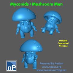 Myconids_01_medium.jpg Fichier 3D gratuit Myconides / Hommes champignons・Modèle à télécharger et à imprimer en 3D, np-dev