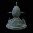 Greater-Amberjack-statue-1-33.png fish greater amberjack / Seriola dumerili statue underwater detailed texture for 3d printing