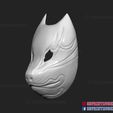 ghost_of_tsushima_mask_of_Tomoe-12.jpg Ghost of Tsushima Japanese Kitsune Fox Mask - Shattered Mask of Tomoe