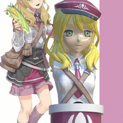 Alicee3ee.png Fichier STL Figurine Alice de Rune Factory 5・Design pour impression 3D à télécharger