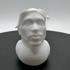 Free STL file Bust 2Pac 👤・Object to download and to 3D print・Cults