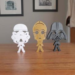 20200902_152247.jpg Descargar archivo STL gratis Soportes para auriculares de Star Wars・Modelo para la impresora 3D