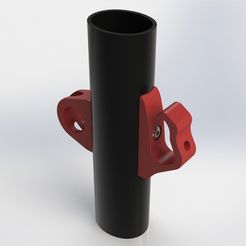 Render_1.jpg Free STL file Scooter Hook・3D printer design to download