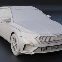 1.jpg STL-Datei Skoda Octavia IV Combi RS stl für 3D-Druck・3D-druckbares Modell zum herunterladen