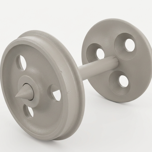 🛤️ TT:120 and 3MM TT Gauge Wheels for Model Railway Caoches and Wagons ...
