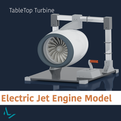 TT-Turbine-Cults-Bilder.png 3D file Electric Jet Engine Model - TableTopTurbine・Template to download and 3D print