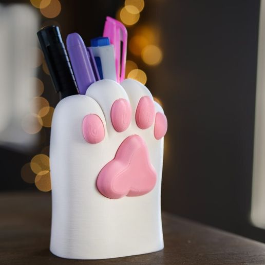 photo_4929630026761088027_y.jpg Cute Cat Paw Pen Holder