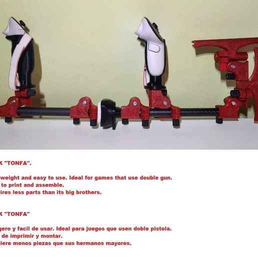🕹️ MOD3D Tonfa Tonfa gunstock for Mamut VR accessories and custom ...